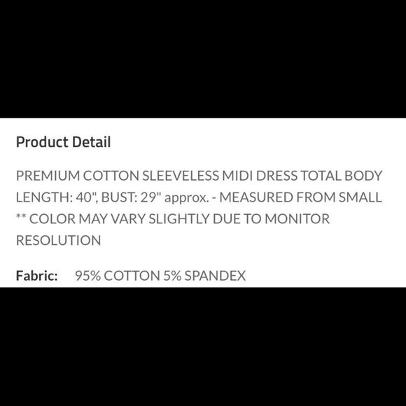 39. Premium Ruby Red Cotton Sleeveless MIDI Bodycon Dress NWT Boutique Valentine - Picture 2 of 2